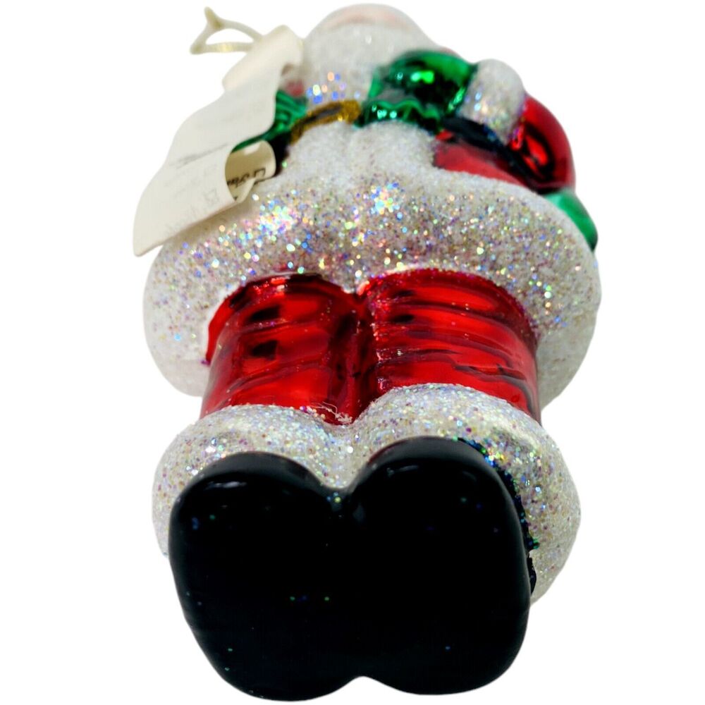 European Style Blown Glass Christmas Tree Ornaments Santa Claus Snowman Holiday - Picture 9 of 16